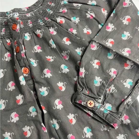 Carters • Grey Mouse with Hearts Dress - Picture 2 of 5